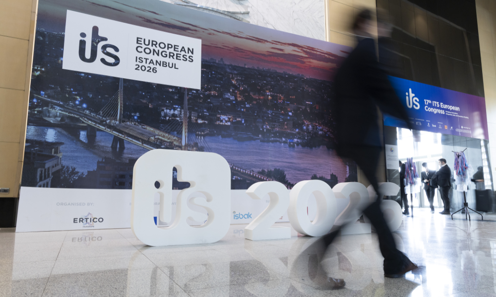 Image of congress logo in the foyer