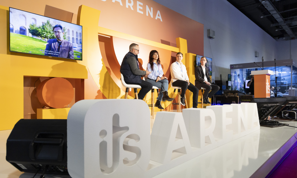 Image of a panel session in the ITS Arena