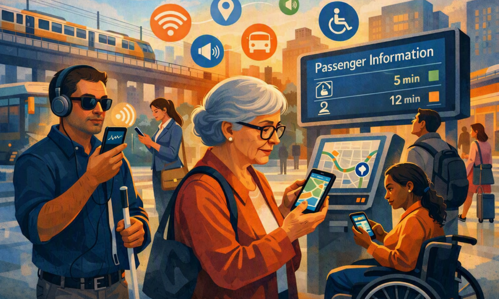 An illustration of how digital infrastructure is essential to enable modern mobility 