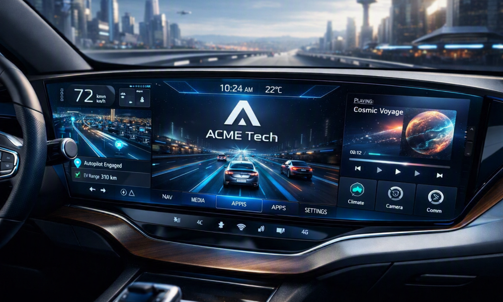 An illustration of how vehicle operating systems are increasingly shaping the user experience of vehicles 