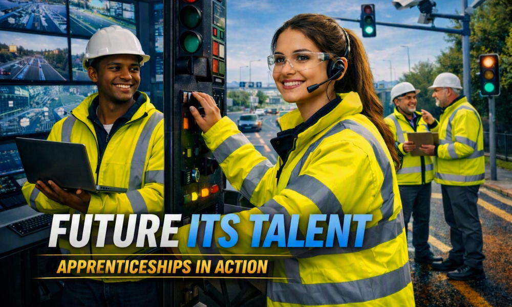 An illustration of opportunities in the ITS sector for young people to join through degree apprenticeships 