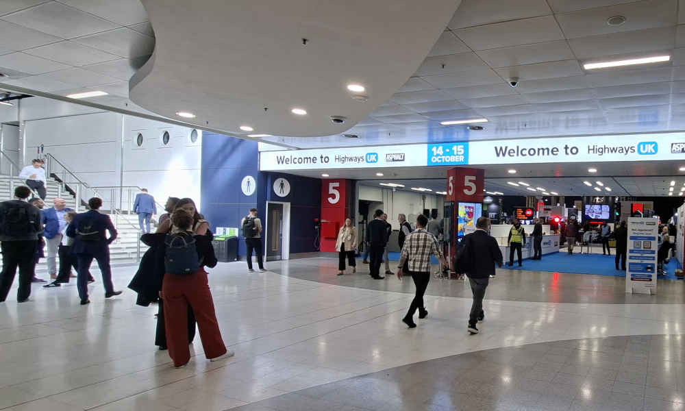 An image of the Highways UK 2026 exhibition at the NEC 
