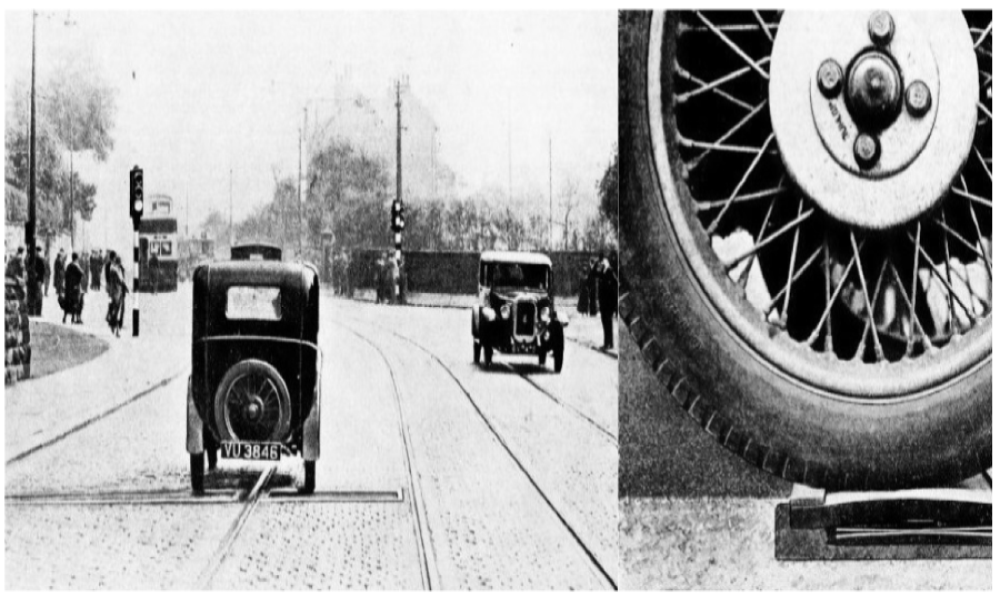 Image of an old fashioned vehicle detection system