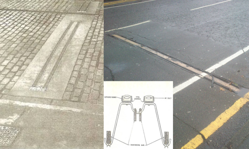 Image of permanent pneumatic tube vehicle detection system