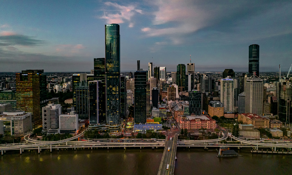 Image of Brisbane CBD and traffic