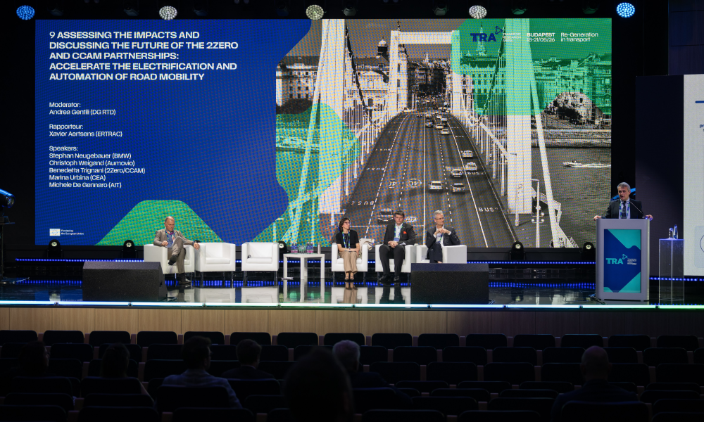 Image of a conference session at TRA 