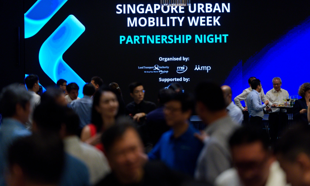 Image of the 2026 Singapore Urban Mobility Week partnership night